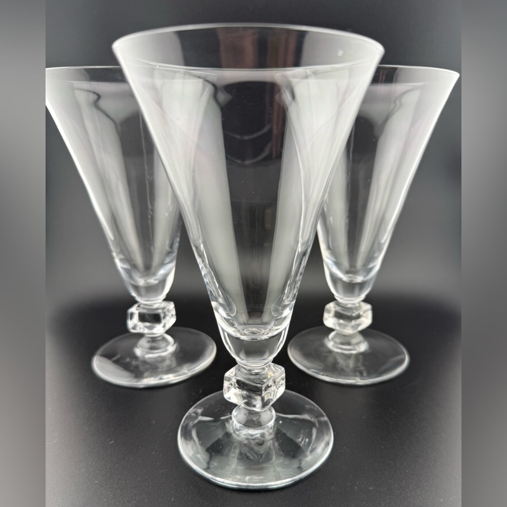 3 Wilmington by Bryce clear glasses 8oz.